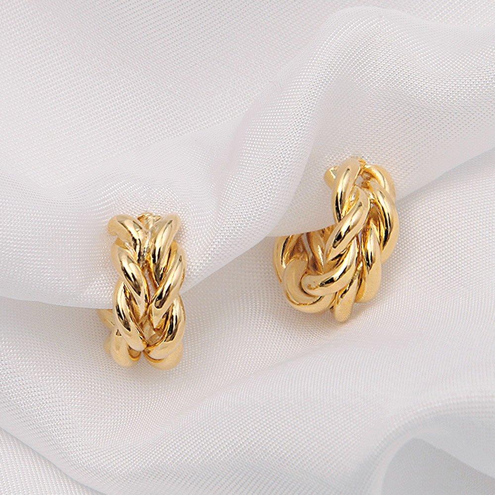 Fashion Brit Ring Earrings (Choose 1 of 2 colors)