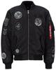 Winter Jacket Alpha Industries Ma-1 Patch Jacket (138104) Schwarz