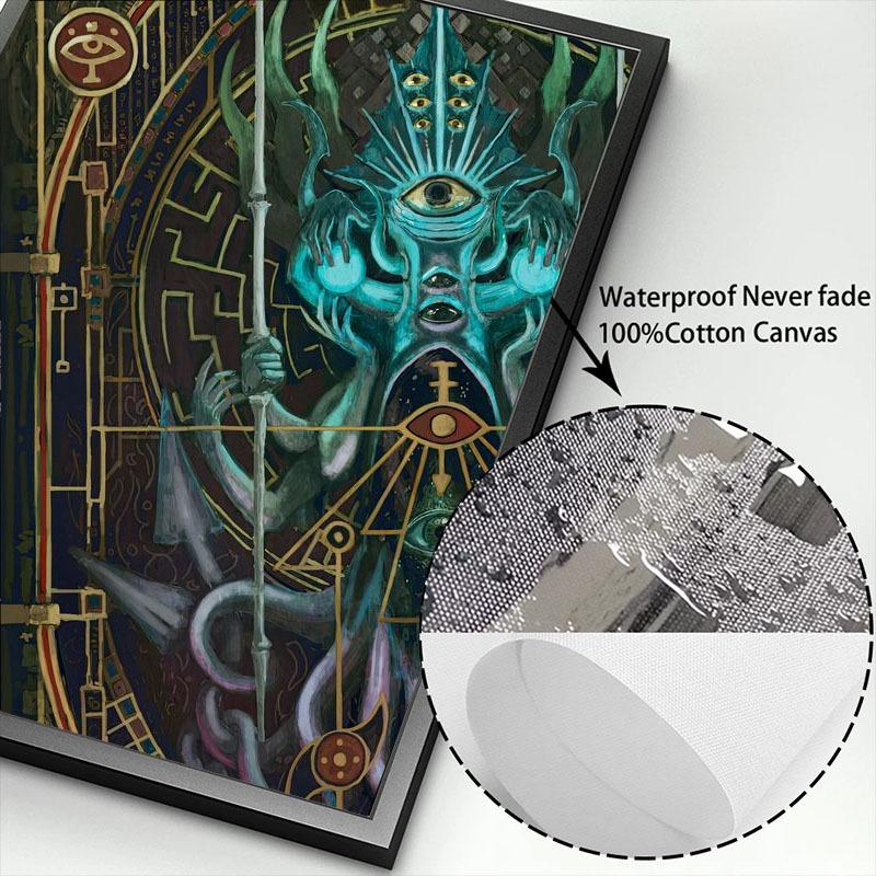 The Emperor's Tarot Canva Prints Art Posters Vintage Wall Art Canva Painting Printing Pictures for Living Room Decoration