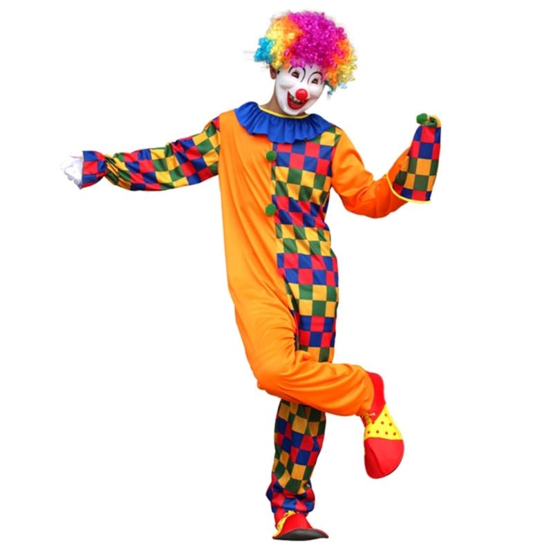 Halloween Kostümpartys Clownkostüme Rollenspiel und Karneval Cosplay Requisiten Bequeme Passform Kostümkleidung