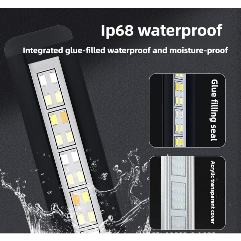 Full Spectrum Professional Highlight Algae Burst Bracket Light App Dimming Timing WRGB Aquatic Lamp Aquarium Fish Tank Light