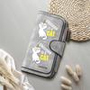 Cute Cat Printed Wallet Fashion Long Purse Casual Card Holder