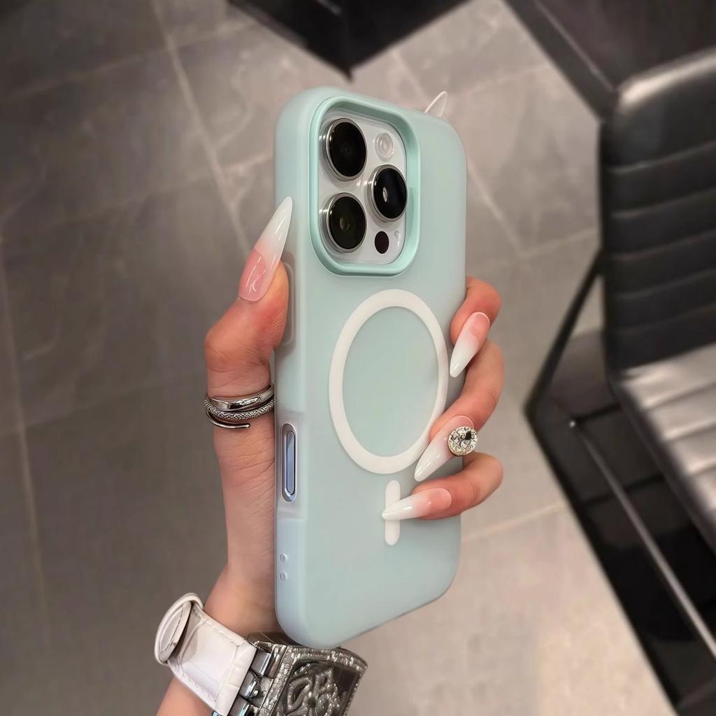Luxury Candy Color Magsafe Case for iPhone 17 Air 16 15 14 Plus 13 12 Pro Max 11 Magnetic Clear Matte Soft Wireless Charge Cover