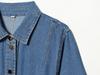 2026 Spring Women's Denim Long-Sleeve Shirt Dress - European & American Style 90421