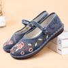 Shoes women's ****** new old ******* cloth shoes ethnic style Hanfu embroidered shoes lightweight s**t sole middle-aged and elderly mother shoes