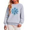 Children's Casual Round Neck Printed Pullover Long-sleeved Hooded Sweatshirt Top