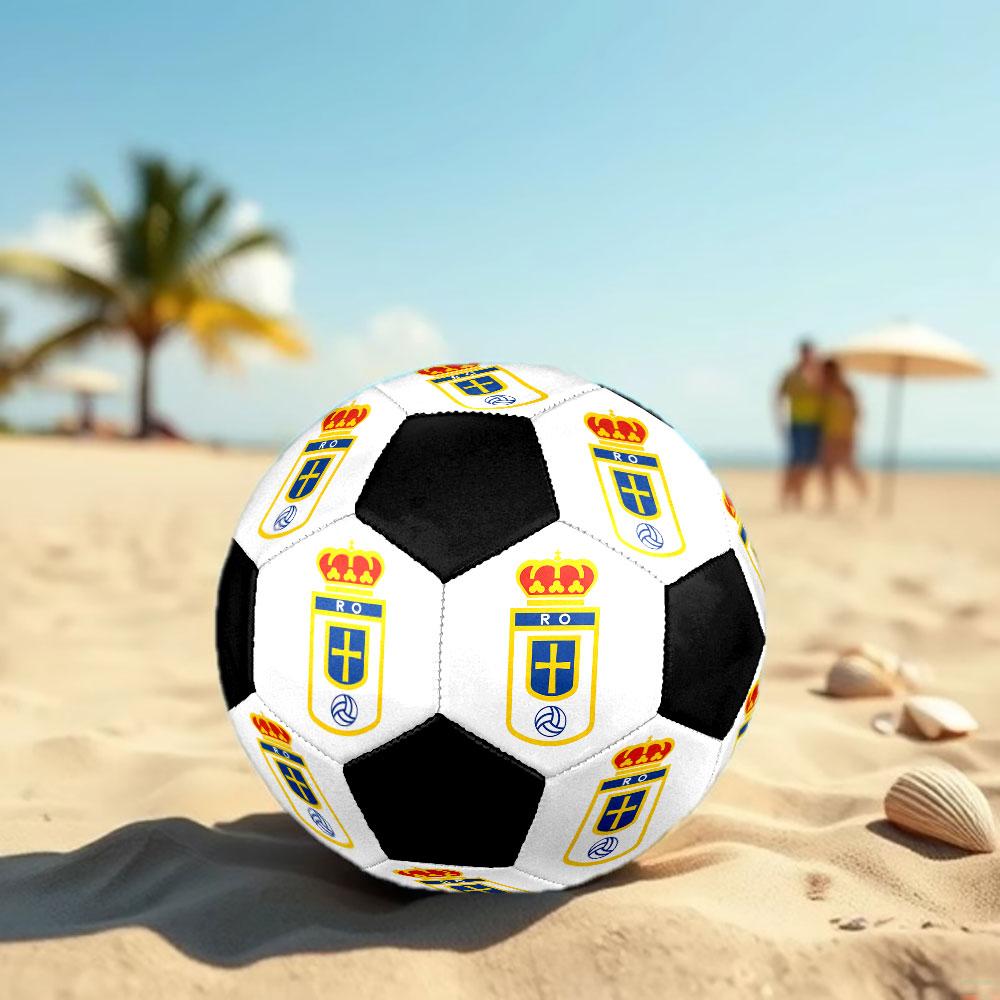 1pc Real Oviedo Soccer Ball Size 5 Indoor Soccer Ball Fashion Colorful Backyard Game - Great For Sports Fans Gift HE47