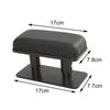 Arm PU Leather Liftable Auto Arm Rest Pad Car Armrest Holder Adjustable Height Left Elbow Rest
