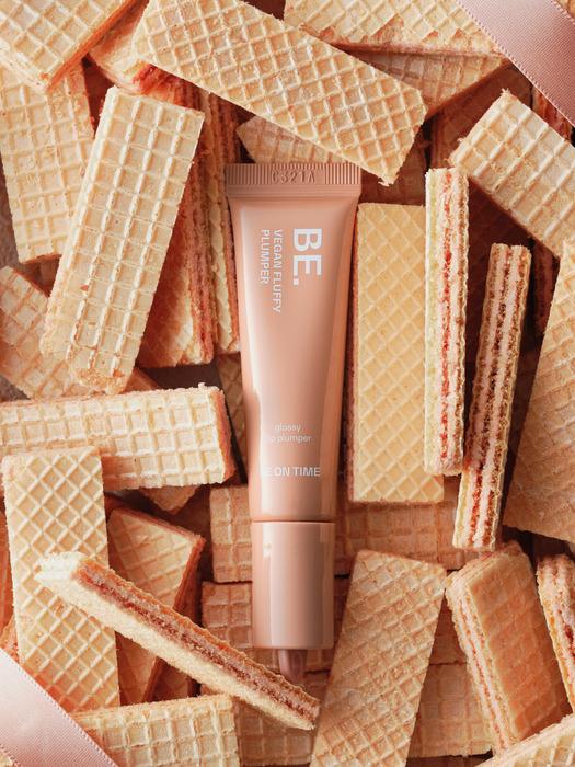 BE ON TIME Black Vegan All-Day Lip Balm Mini + Vegan Fluffy Plumper (Choose 1 of 6)