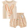 Minibala Artist Collab Baby Girl Vest & Shorts Set