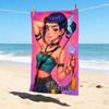Custom Name Fantasy World Stylish Digital Printing Beach Towel Quick‑Drying Absorbent Blanket for Beach Pool Gym Travel