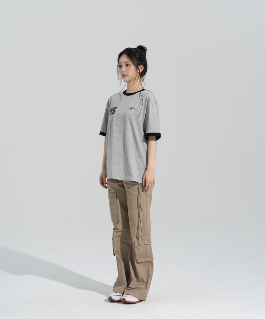 Peijeuhwaiteu [Phase_5] Numbering Ringer Shortsleeves _Melange / 8802026-St17
