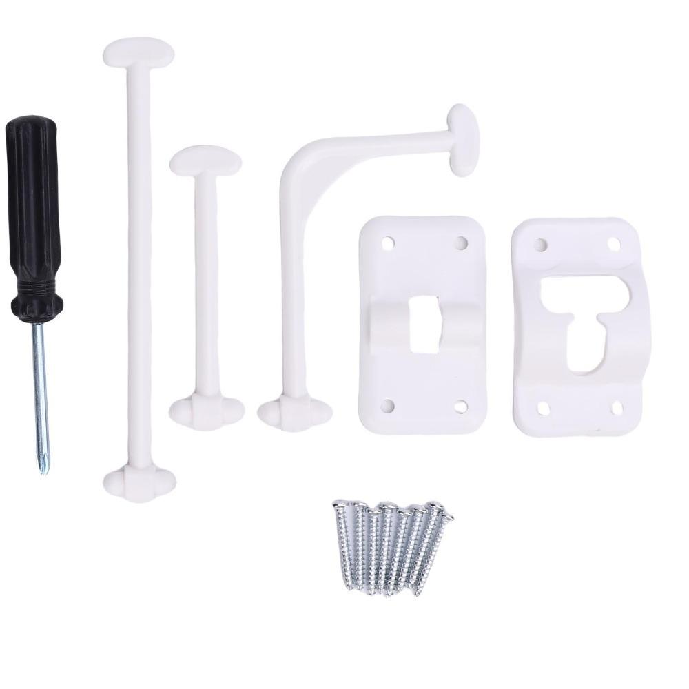 

Secure Holder Black RV Entry Door Holder White 90 Degree Door Holder Catch Trailer Door Catch Campervan Door Holder RV Entry білий