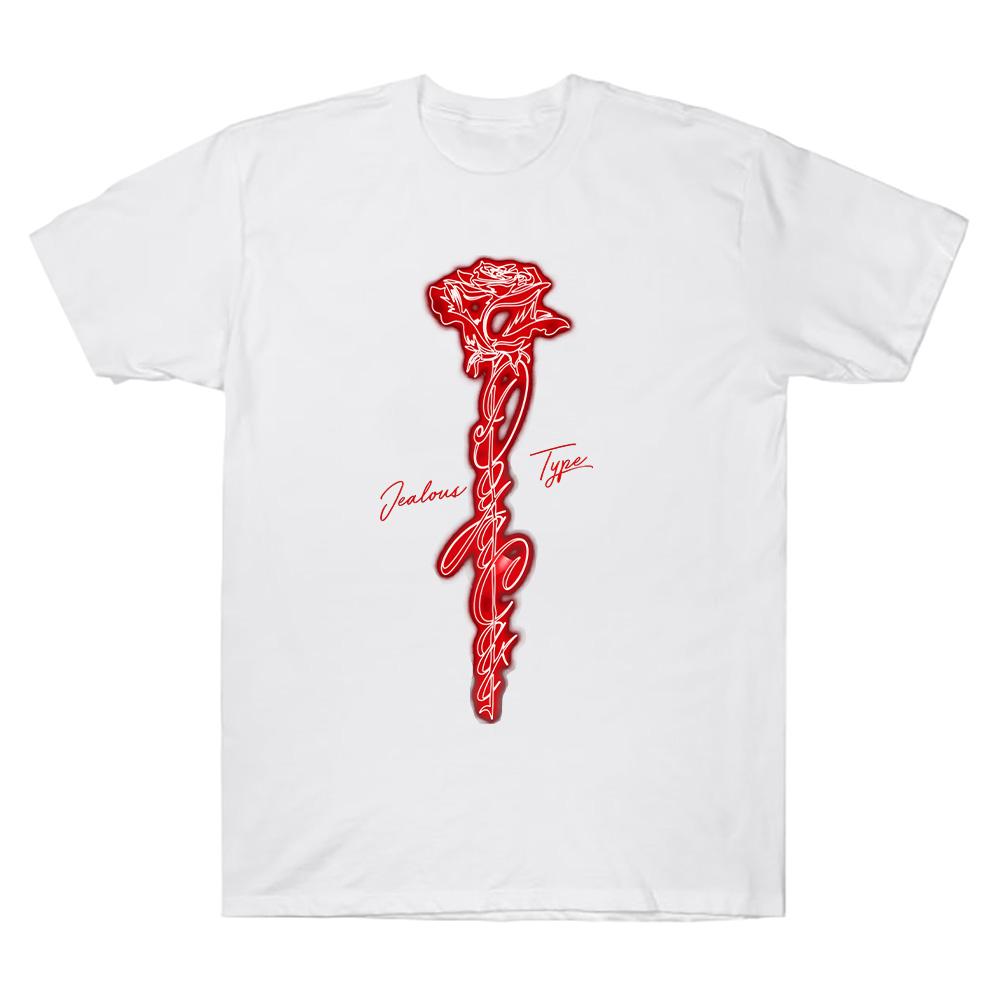 Doja Cat Jealous Type Rose Rose Graphic T Shirts Unisex Men Women Summer Cotton Clothing Harajuku Aesthetic Short Sleeve Tee Y2K