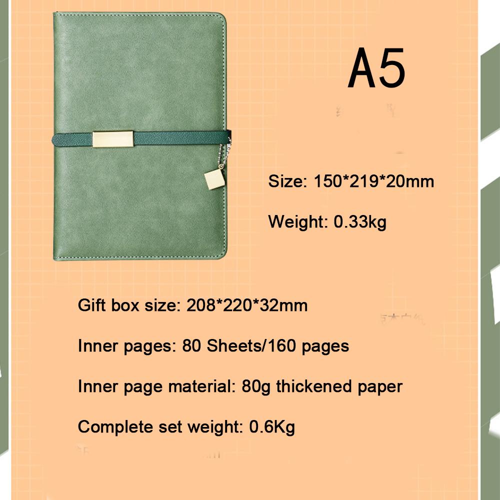 (Logo lze gravírovat) Obchodní zápisník A5 s přezkou, studentský zápisník, zápisník z jednání s dárkovou krabičkou, diář, zápisník předmětů