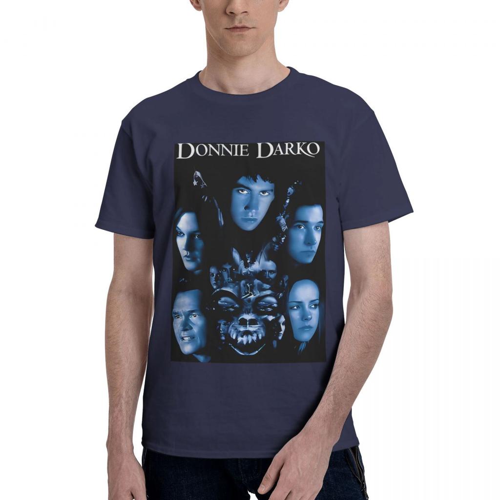 Donnie Darko V3 Movie Poster Jake Gyllenhaal DTG 100 Cotton Casual Breathable Confortable T Shirt Designer Clothes Men Mens