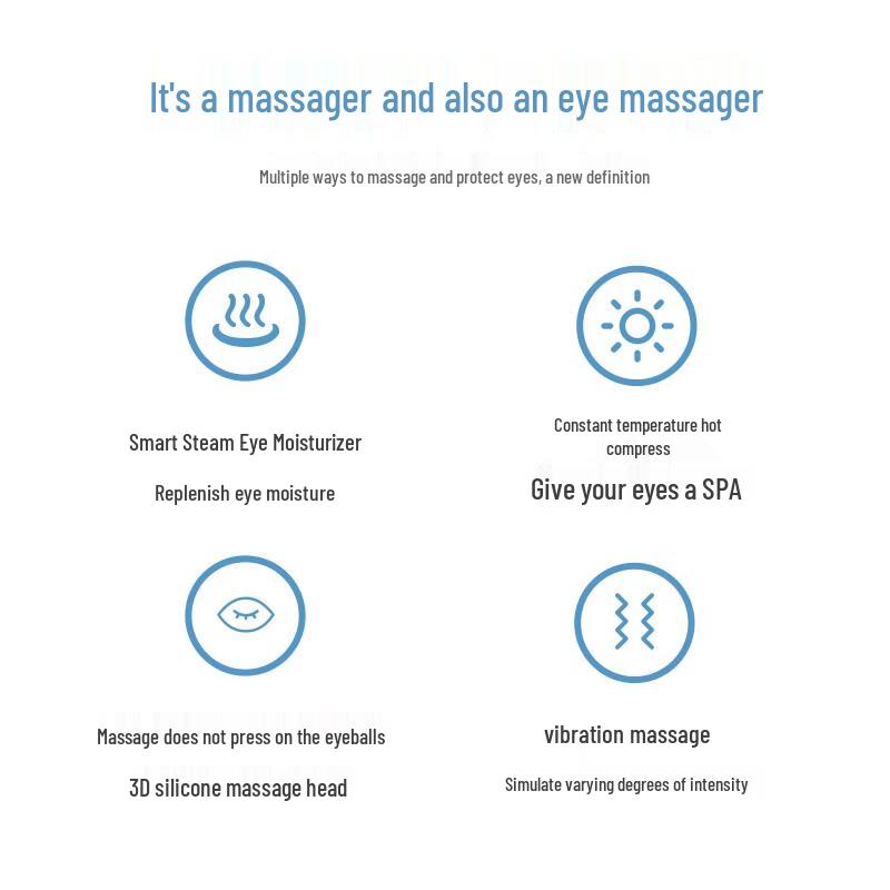 Jiancheng Smart Vibrating Eye Massager HY206 CN plug (adapter included)