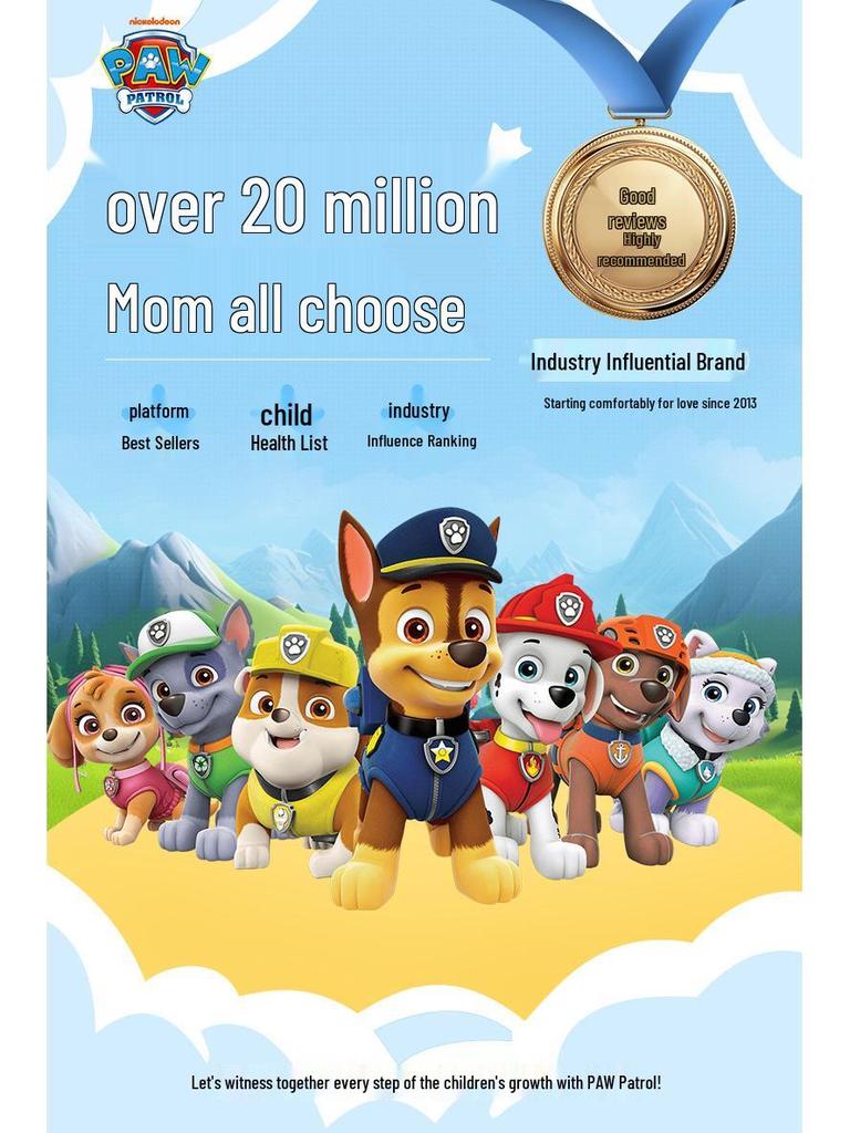 Paw Patrol Girls' Non-Slip Sports Shoes - 2025 Autumn/Winter Thickened Fashion, Dirt-Resistant Design