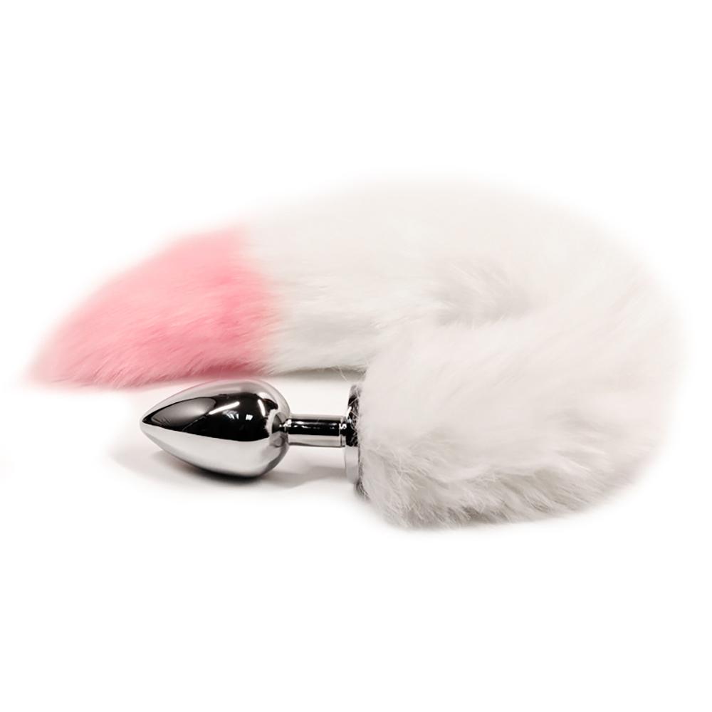 Fox Tail Butt Plug SM Bondage Toy, Anal Plug With Furry Tail, Couple Role Play Training Intimate Toy, Adult Erotic Sex Product