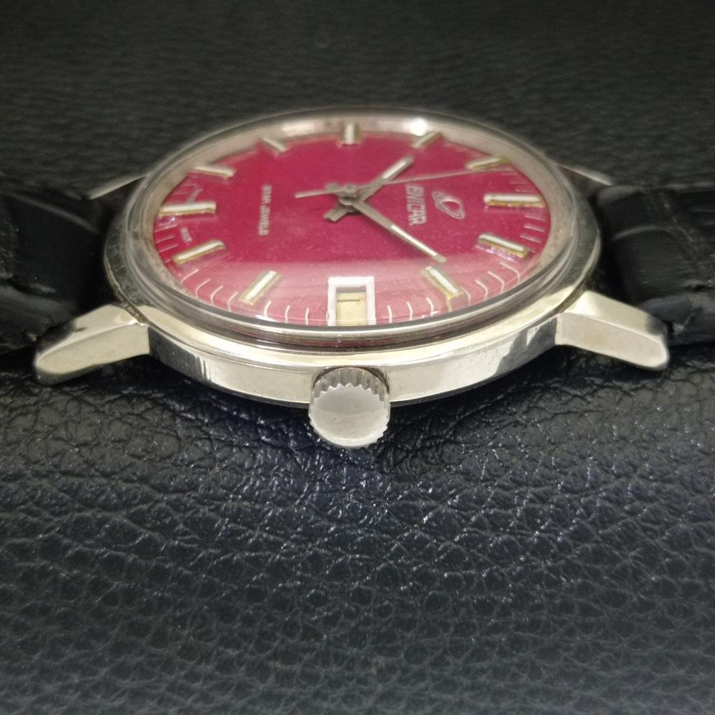 SWISS VINTAGE ENICAR STAR JEWELS 161 HAND-WINDING MENS WATCH a703863-1 R213f-a703863