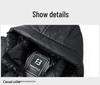 Men's Winter Fashion Hooded Down Jacket - Warm White Duck Down Coat for All Ages