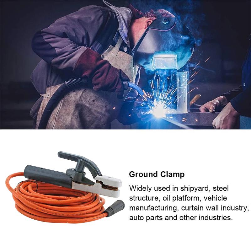 300Cm-10M Welding Wire Cable 300A Welding Cable 10 Meters Heavy Duty Power Welding Tools Electrode Holder Brass Iron Welding