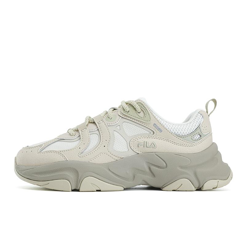 Fila MARS 3 Chunky Sneakers Women's Low-top White Agate Gray/Sun Kiss