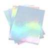 22 Sheets A4 Printable Holographic Sticker Paper Water Proof Inkjet Printer Holographic Stick Adhesive Paper