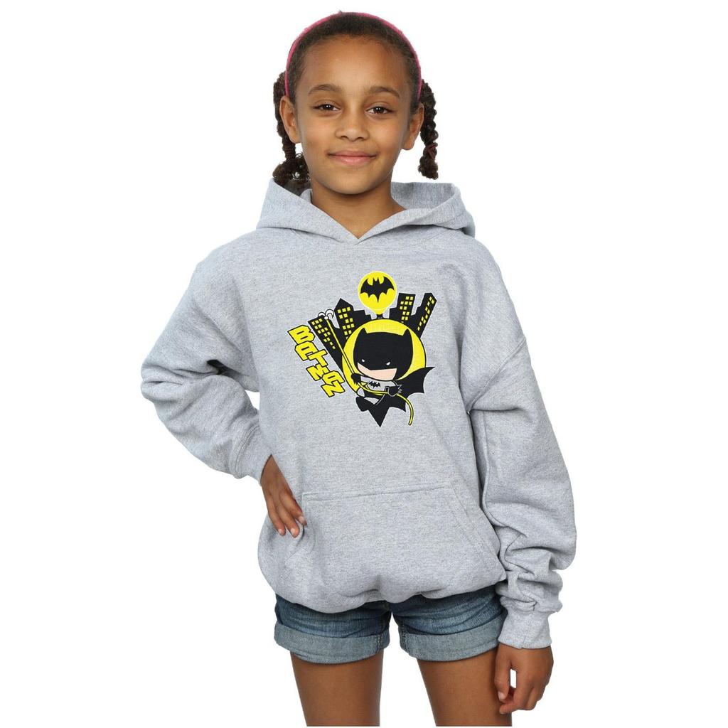 DC Comics Girls Chibi Batman Swinging Hoodie