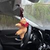 Ballet Bear Keychain Plush Hanging Ornament for Bags Keys Car Interior Pendant Decoration Daily Use Keyring Accessories
