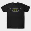 Men Black Print T-shirt Tt Rs No-Cut Transfer Paper Print Cotton Tshirt