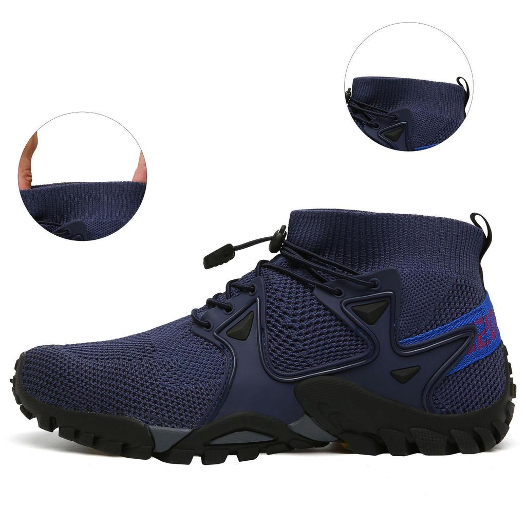 Breathable Non-Slip Hiking Boots for Men & Women – Durable, Large-Size Wading Shoes for Outdoor Hiking, Fishing, & Camping.