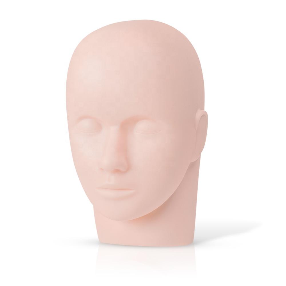 Eyelash Headform Makeup Training Tools Soft Rubber Professional Headform Grafting