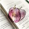 Acrylic Red Apple Bookmark Acrylic Fruit Translucent Student Reading High-quality Bookmark Creative Birthday Gifts for Bookworm