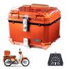 CODEM Motorcycle Rear 45L Large ABS Top OEM Color Square Key Mounting Easy Universal Fit for Super Waterproof and with Suitable for and Includes