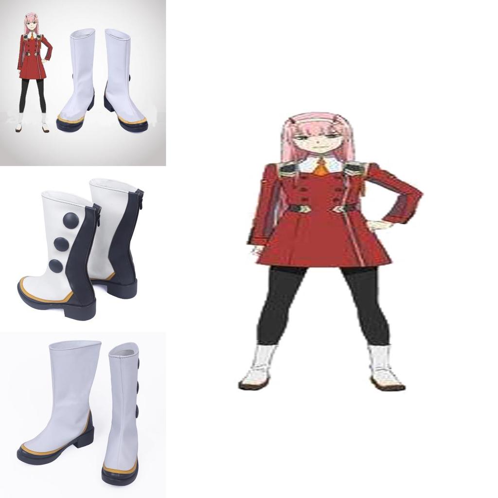 Stilvolle Darling In The Franxx Cosplay Schuhe 02 Cosplay Stiefel Zero Two Damen Cos Schuhe