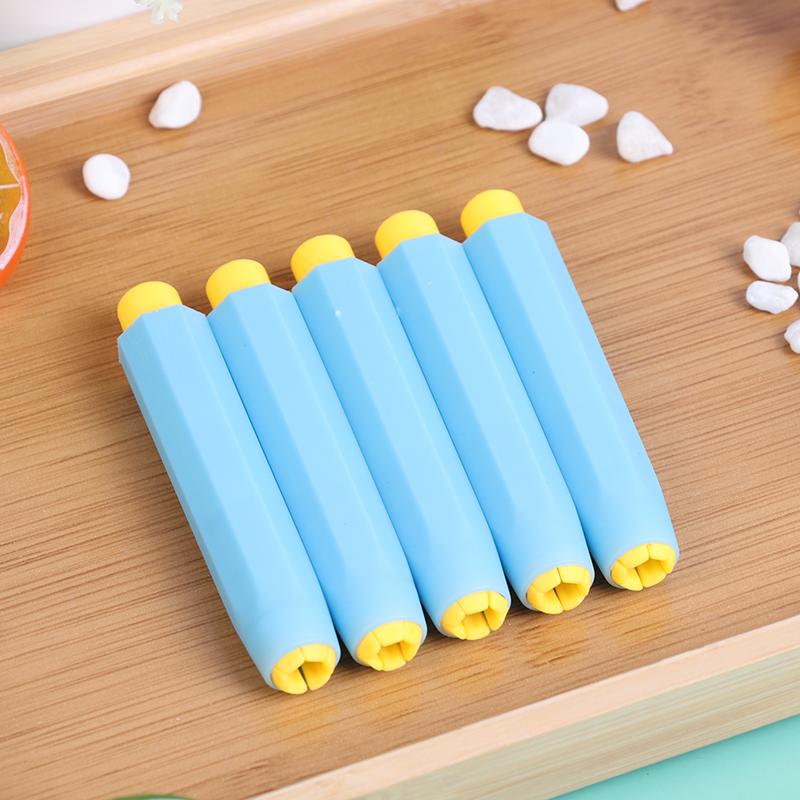 5Pcs Health Ungiftiger Kreidehalter Bunte Kreidehalter Sauberer Lehrhalt