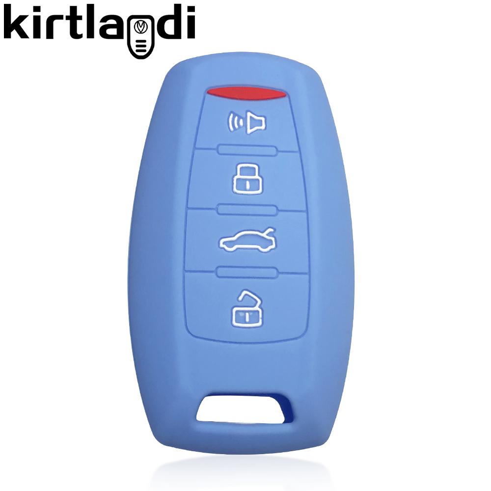 

силиконовый чехол для ключа автомобиля для Great Wall Haval Coupe H6 F7 F7X H7 H8 H9 GMW F7H Samrt чехол Пульт брелок Корпус Брелок бесключевой доступ светло-синий