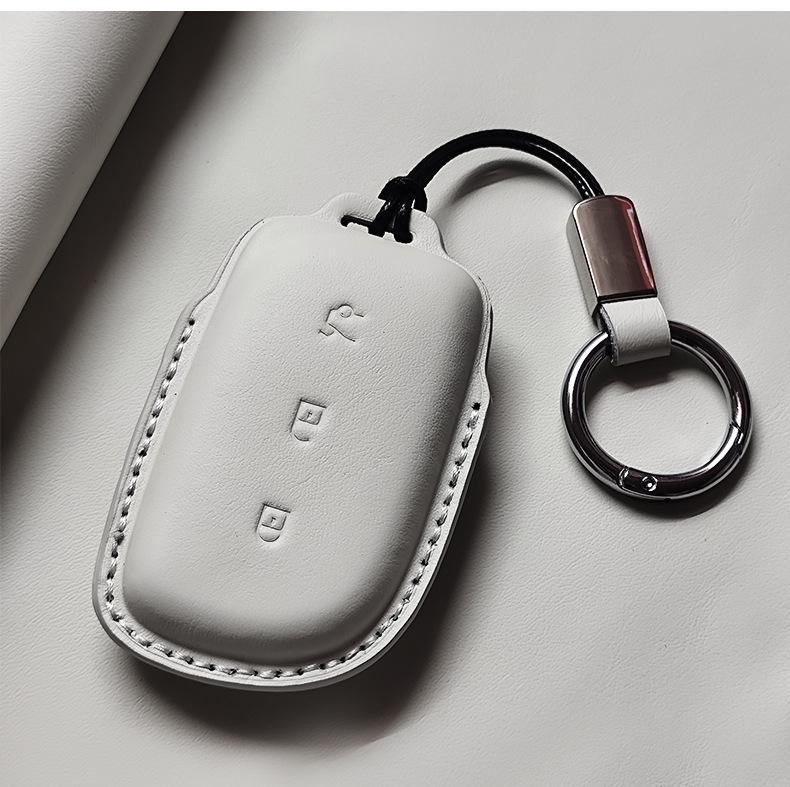 Genuine Leather Key Case for Lynk & Co Z10/Z20 Ultra/Z900 - High-Grade Men's Cross-Border Shell Bag