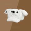 Boze Kleine Hond Pluche Oor Cartoon Honkbalpet Voor Kinderen Winter Warmte
