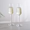 Seneca Champagne Flutes - Crystal Stemware for Wine & Cocktails, 9oz Set of 2, Clear, Dishwasher Safe