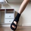 Thick-soled heightening and slimming elastic boots for women's 2025 summer new outer wear versatile one-pedal sleeve open-toe cool boots