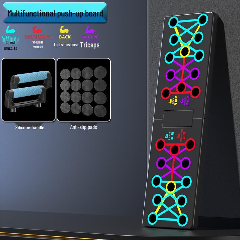 Multifunctional Push-up & Sit-up Bar: Abdominal & Chest Muscle Trainer