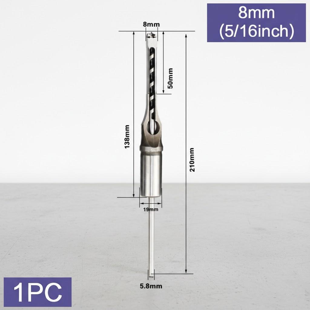 Square Hole Drill Bit Angle Hole Opener Woodworking Drill Bits Set High Speed Steel Hole Saw Cutter Tool