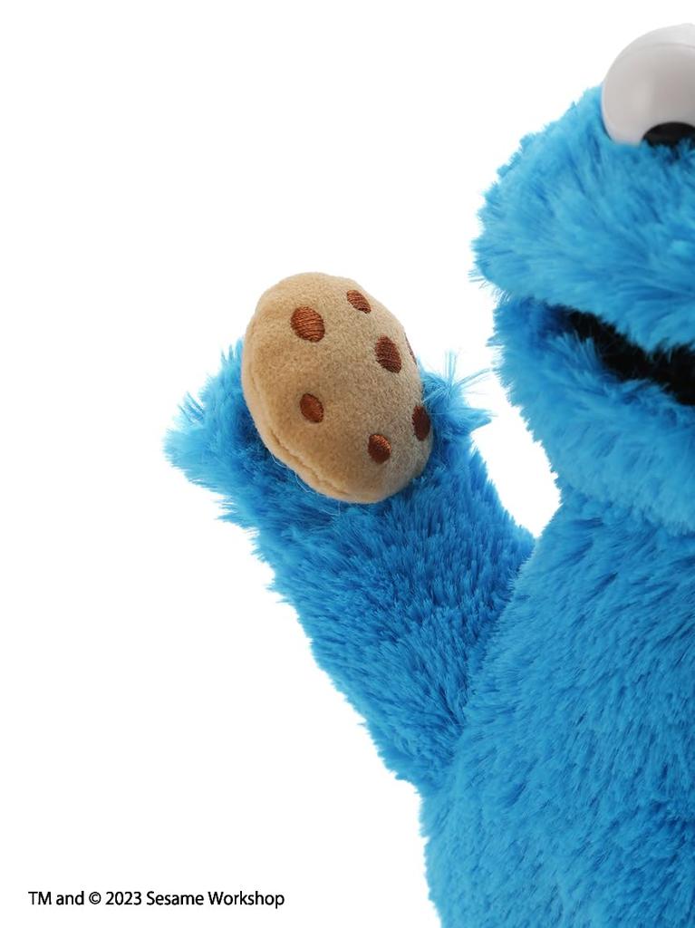 Street Plush Toy S Cookie Monster SSMULG239002 BLU Free Size [Sesame Market] Women's