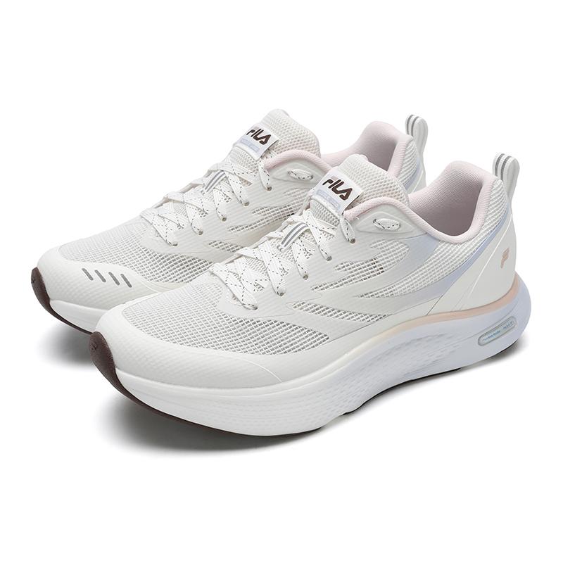 New FILA Sports Function Breathable And Lightweight Low Top Running Shoes Women's Standard White A12W531122FCD