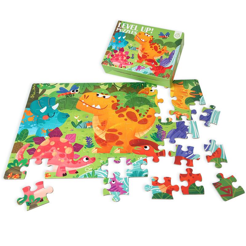 Dinosaur Farm Transportation Animal Theme Puzzle Toy Children