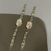 Temperament Haute Women'S Watch Diamond-Encrusted Square Bracelet Watch Fashion Light Luxury Xiaoxiangfeng Watch