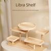 Solid Wood Shelf For Organizing Accessories For Family Use Tiered Display Stand For Jewelry And Ornaments