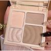 4 Colors Long-Lasting Matte Highlighter Bronzers Palette Face Shading Grooming Powder Makeup 3D Face Contouring Bronzer Cosmetic